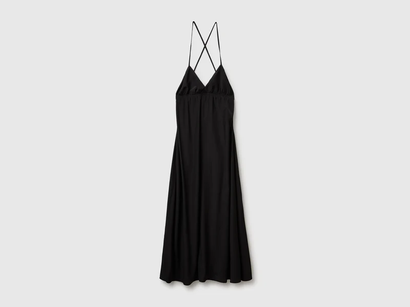Vestito lungo con spalline