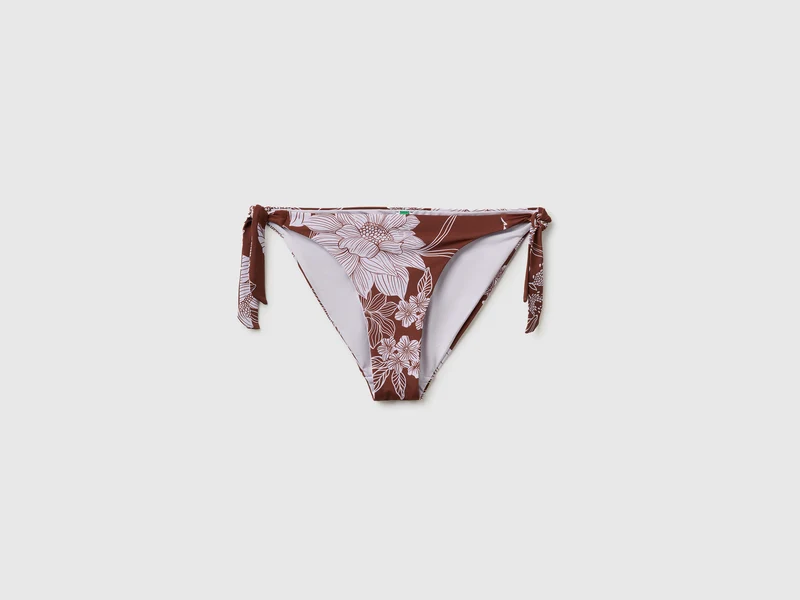 Slip mare a fiori con fiocchi