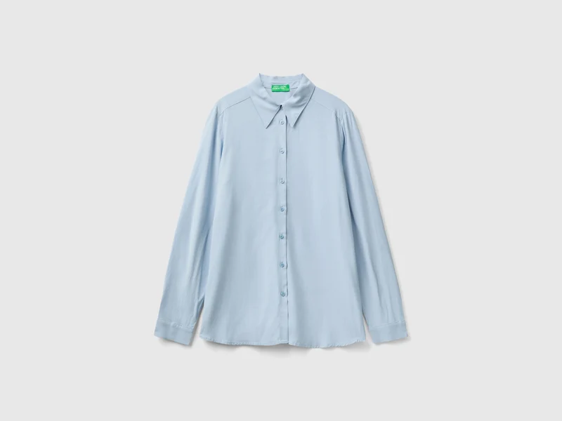 Camicia regular fit in viscosa