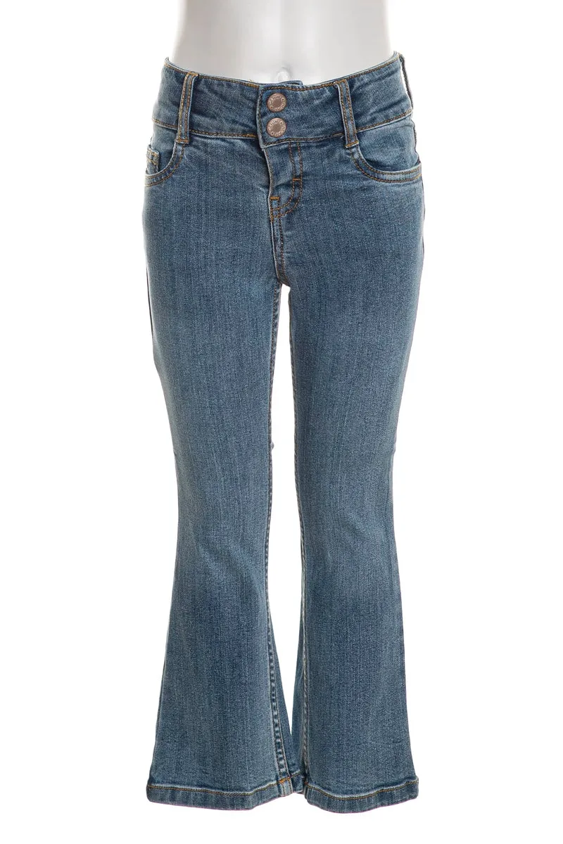 Jeans Mayoral Fl Low Double B Da Bambina Denim Blu Chiaro