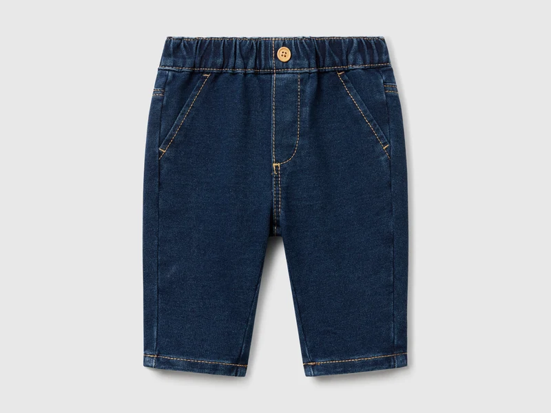 Pantaloni effetto denim