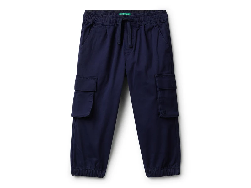 Pantaloni cargo con coulisse