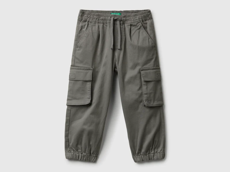 Pantaloni cargo con coulisse