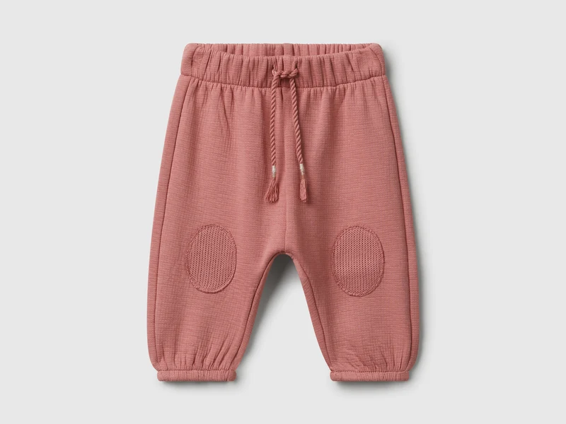 Pantaloni in cotone con patch