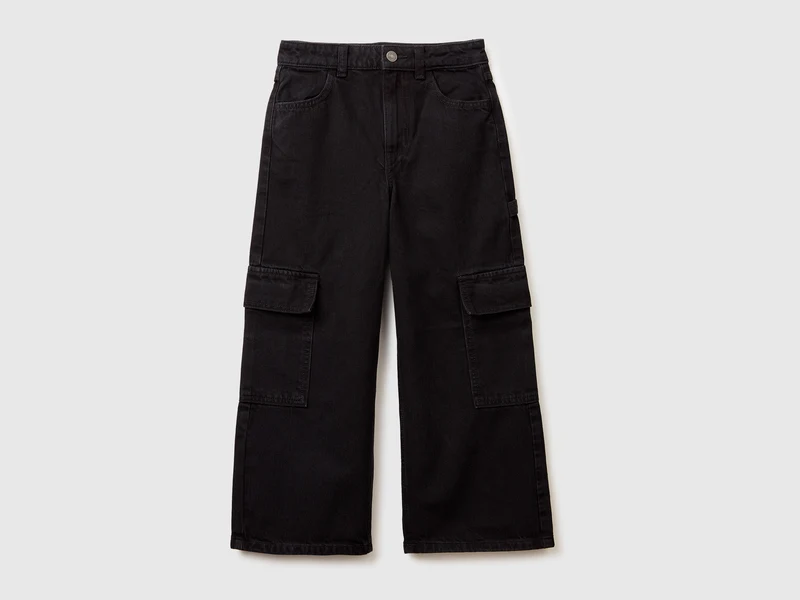Jeans cargo wide fit