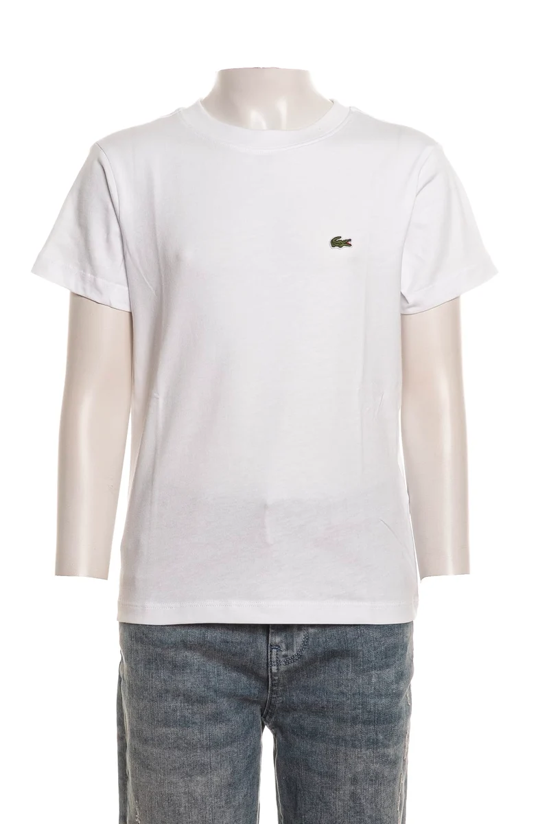 T-Shirt Lacoste Kid 847025 Da Bambino Bianca