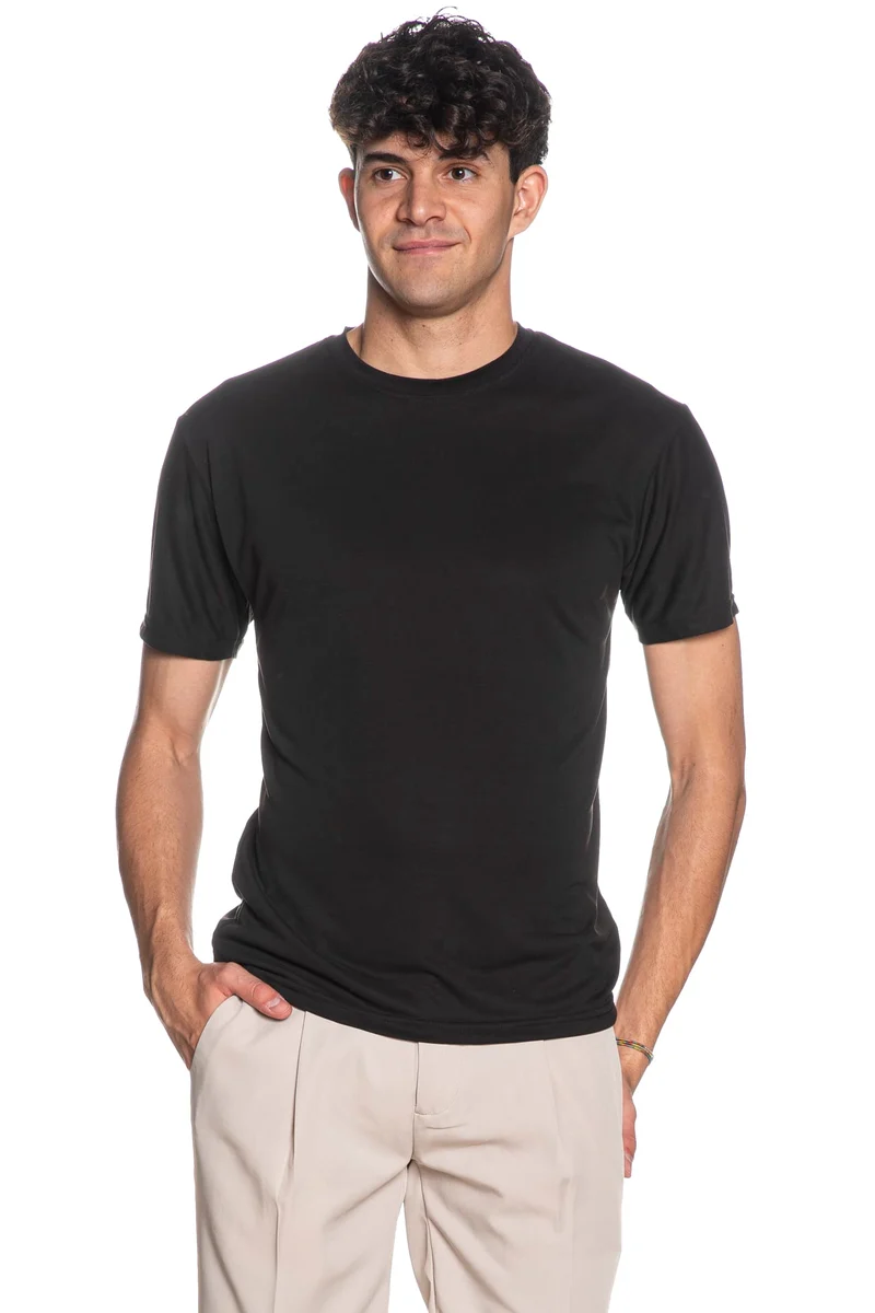 T Shirt Squad2 Codal Da Uomo Nera