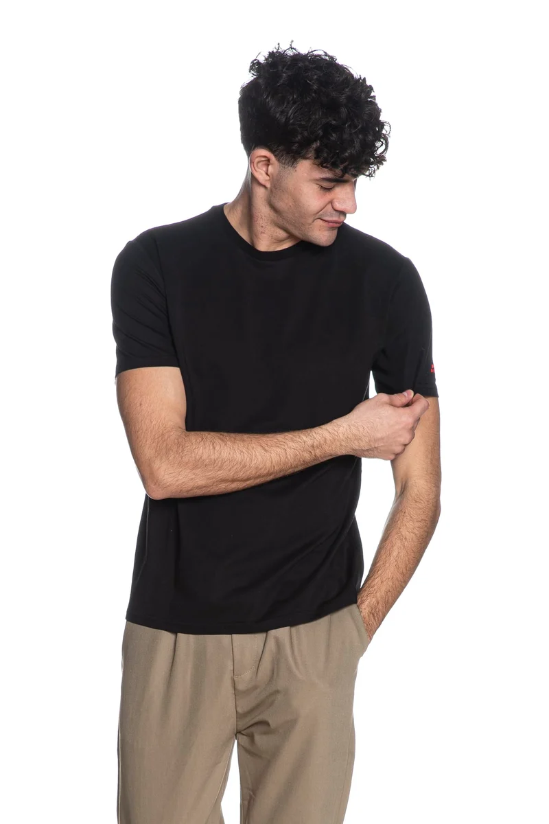 T Shirt Peuterey Zole 02 Da Uomo Nera