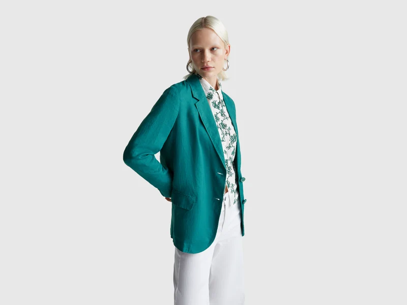 Blazer in puro lino