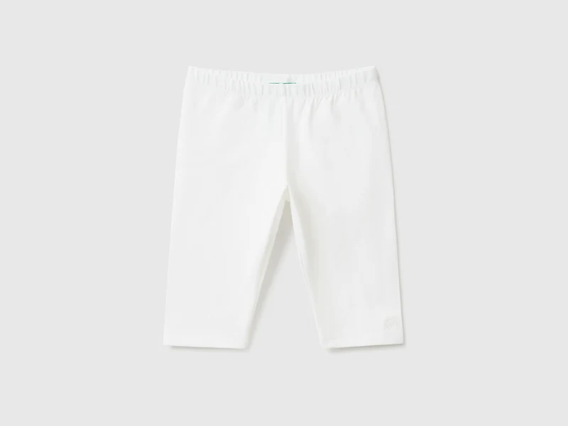 Leggings a 3/4 in cotone stretch