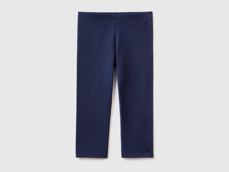 Leggings a 3/4 in cotone elasticizzato