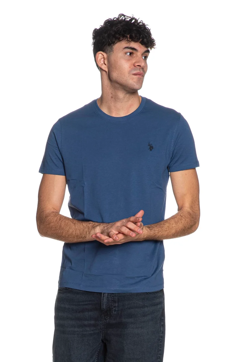 T Shirt U.S. Polo Assn Mick Basic Da Uomo Indaco