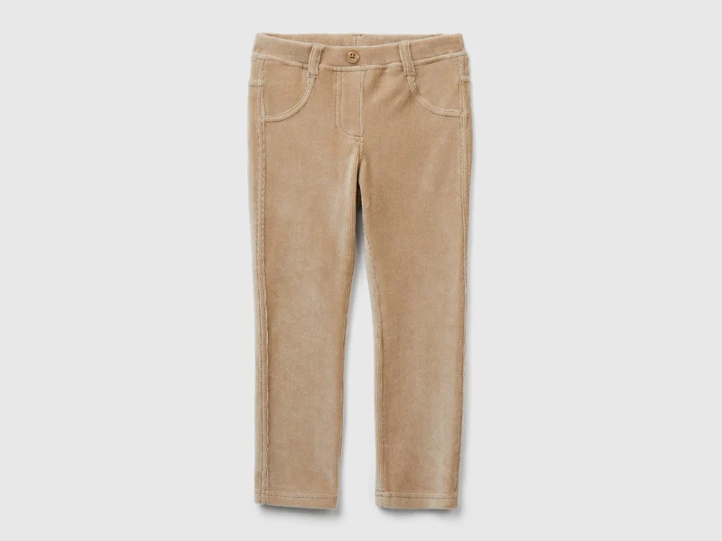 Pantaloni in ciniglia a costine
