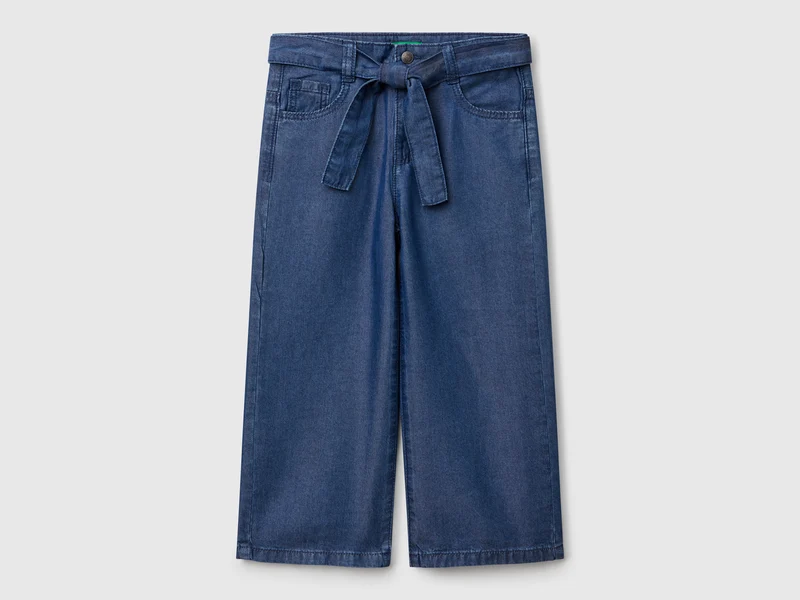 Pantaloni wide fit con cintura