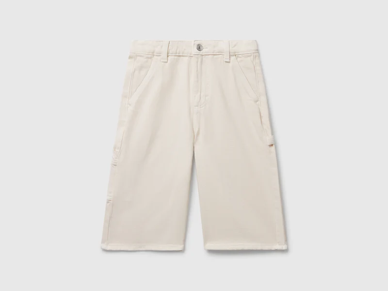 Pantaloni al ginocchio in cotone
