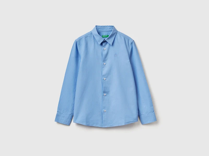 Camicia classica in puro cotone