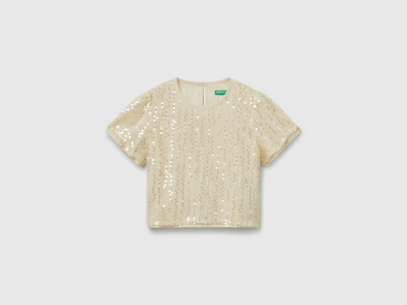 Blusa con paillettes