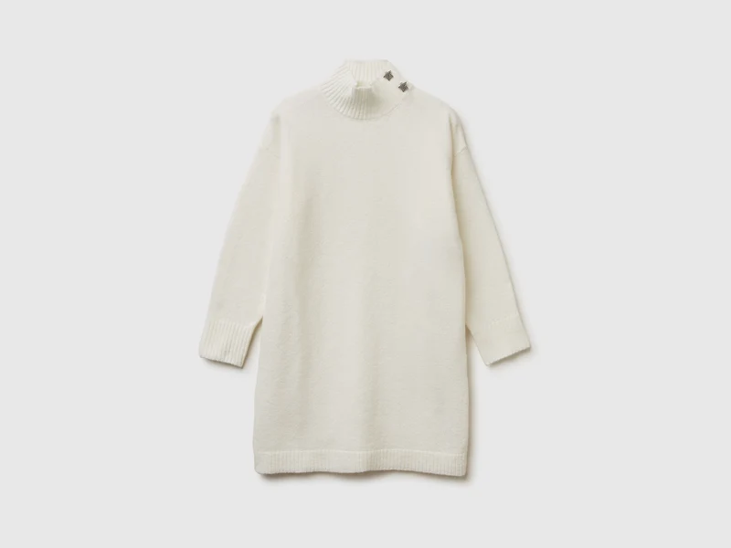 Vestito dolcevita in maglia