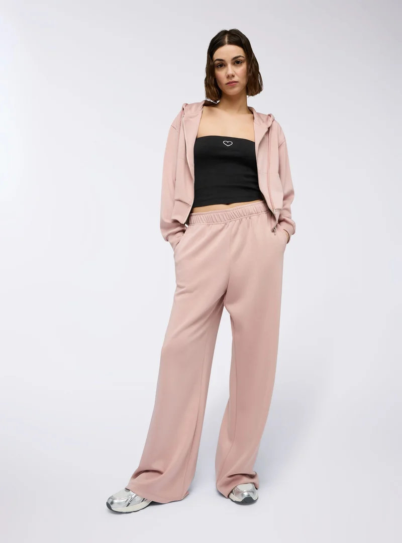 Pantaloni tuta wide leg