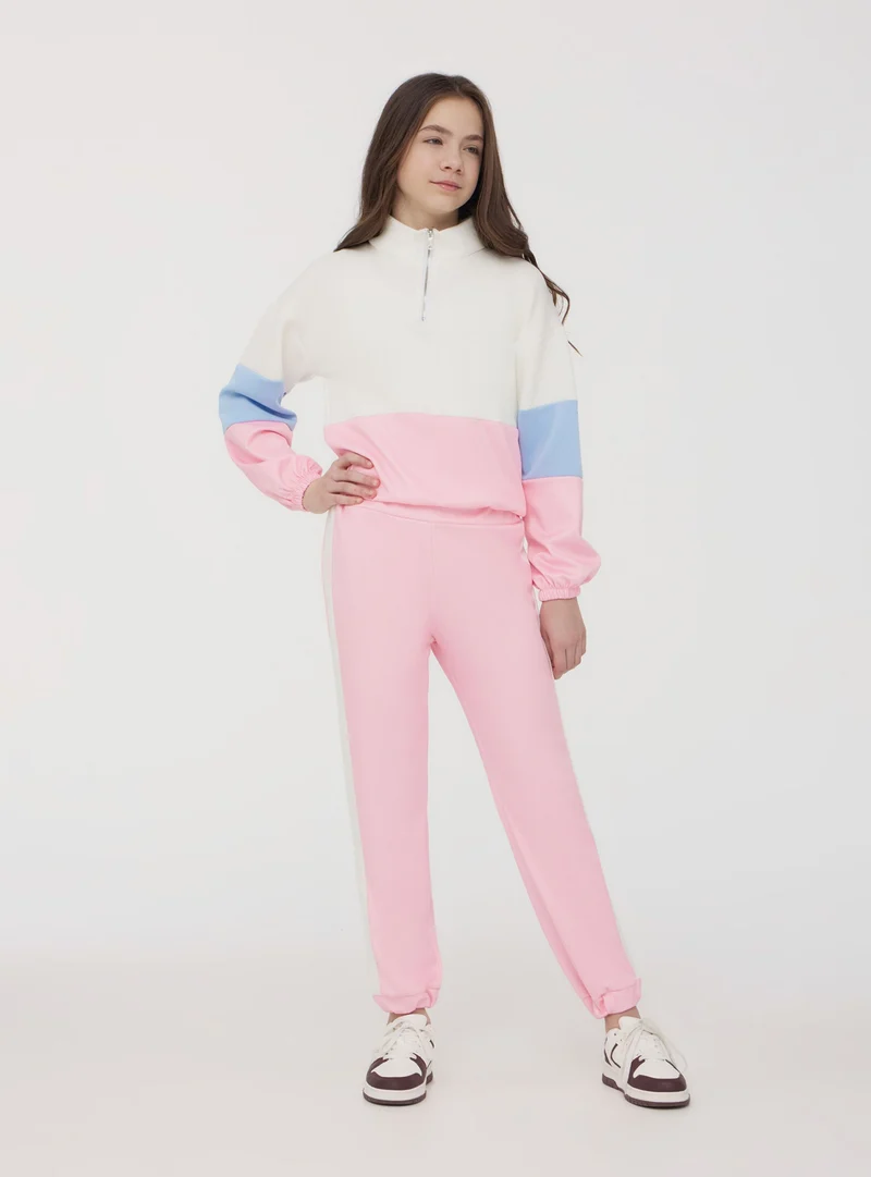 Pantaloni tuta con bande laterali