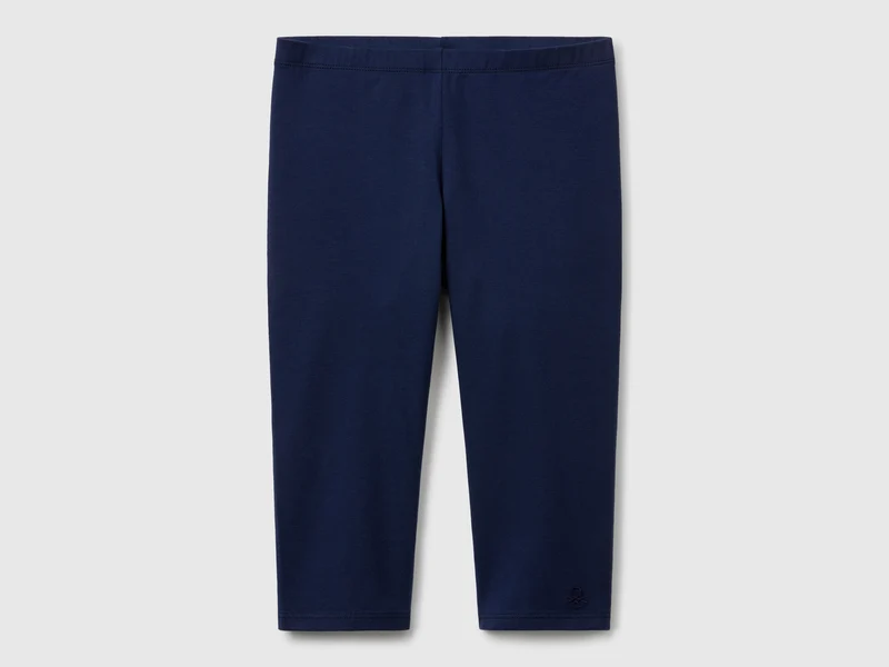 Leggings al ginocchio in cotone stretch
