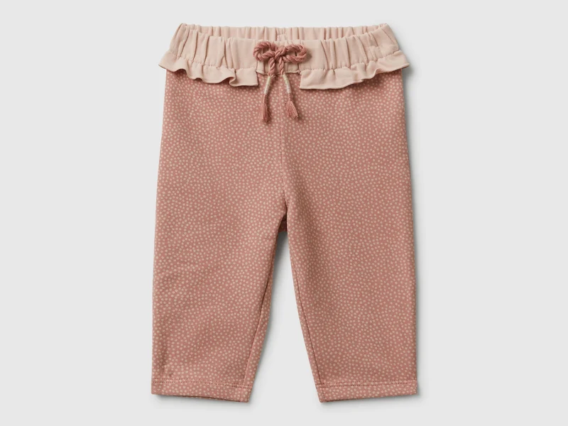 Pantaloni con rouches