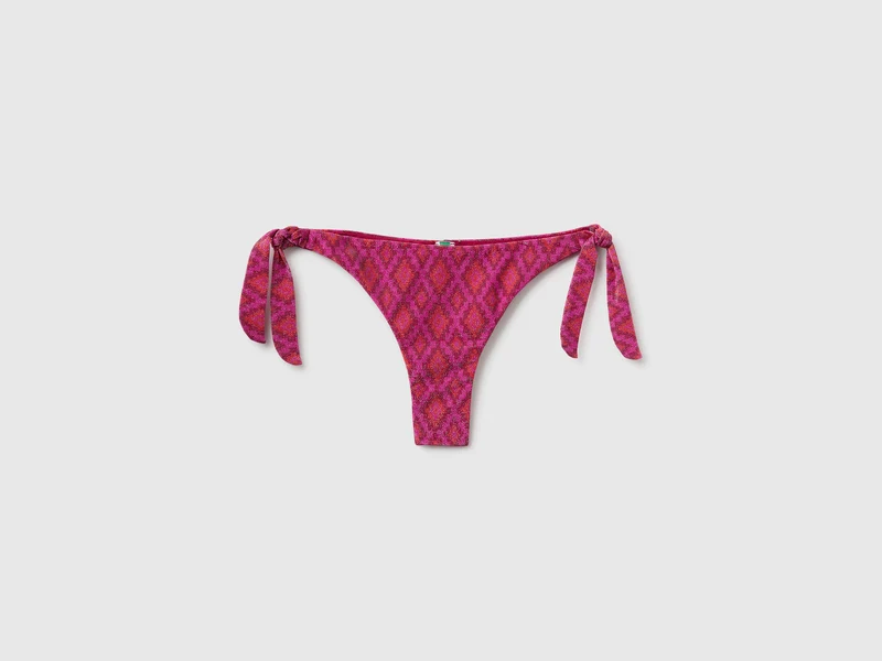 Brasiliana mare stampa etnica con lurex