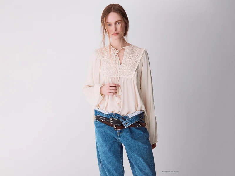 Blusa con crochet