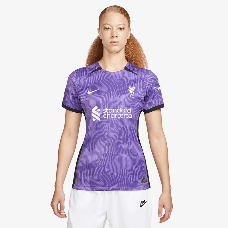 Maglia Nike Donna Liverpool 23/24 Dri-Fit Stadium Terzo Kit Maniche Corte
