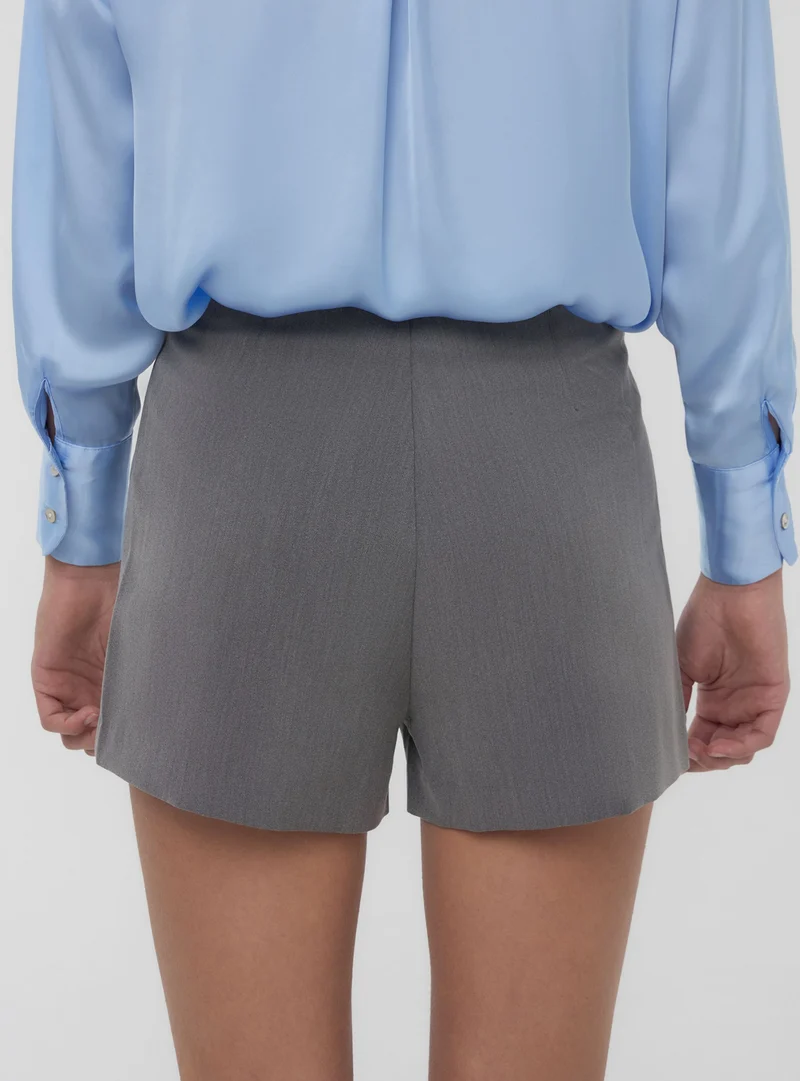 Shorts elasticizzati melange