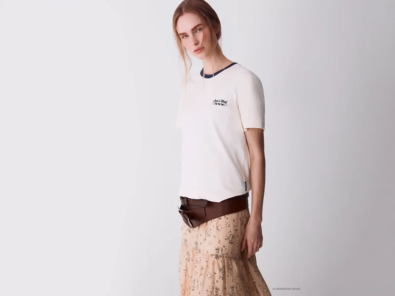 T-shirt con ricamo Jean's West