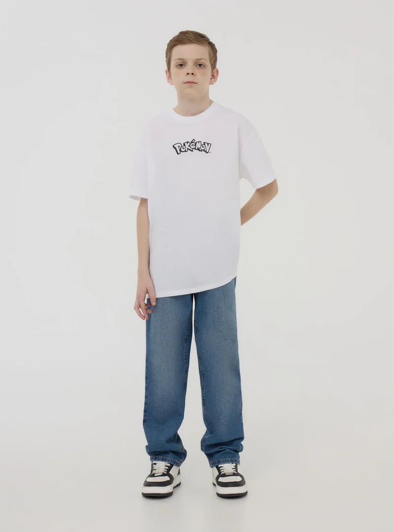 T-shirt stampa Pokémon® fronte/retro