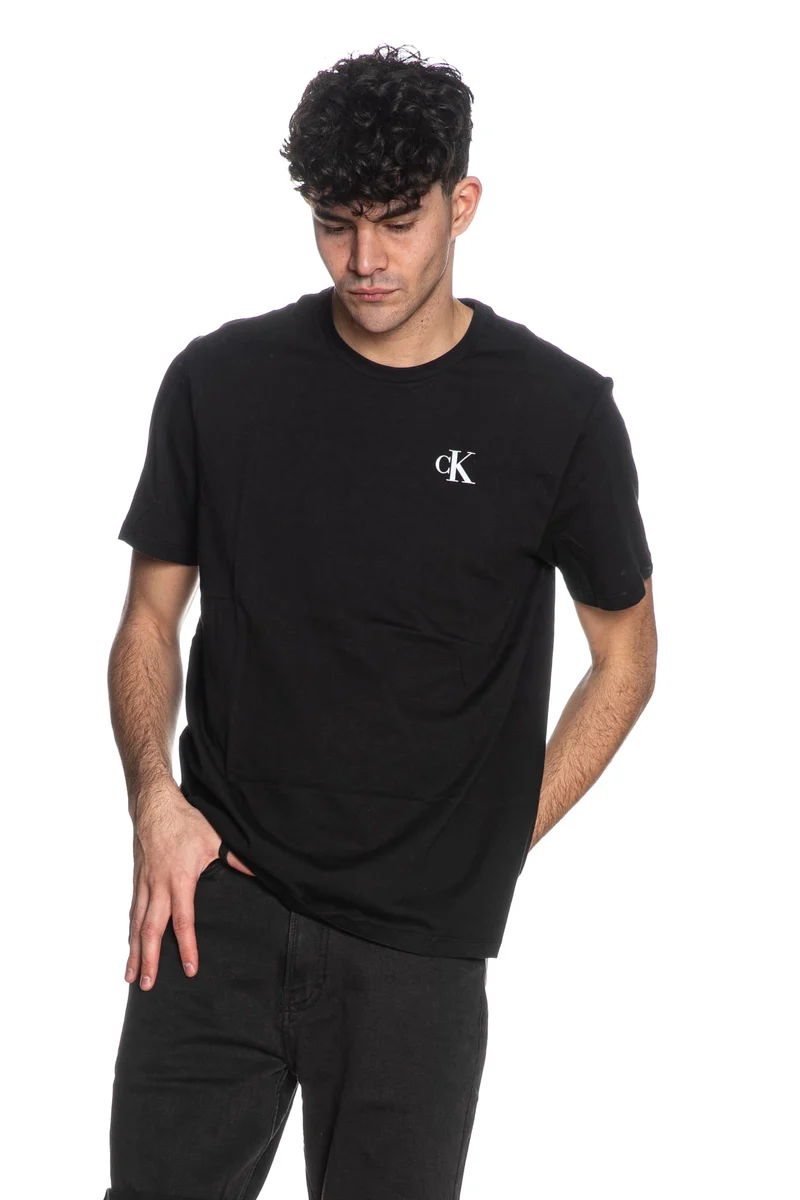T Shirt Calvin Klein Classic Back Mono Da Uomo Nera