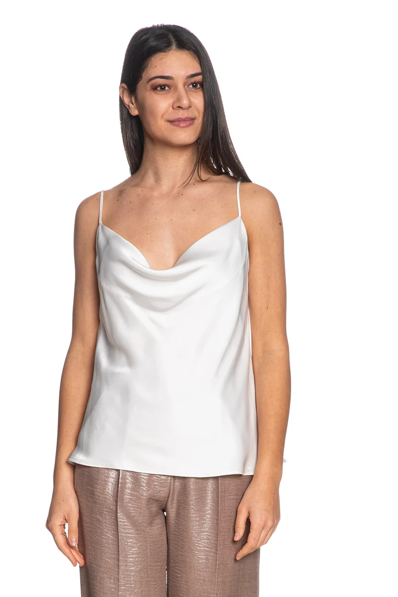 Top Artigli Straps Da Donna Bianco