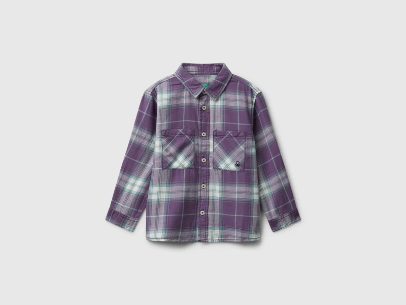 Camicia a quadri 100% cotone