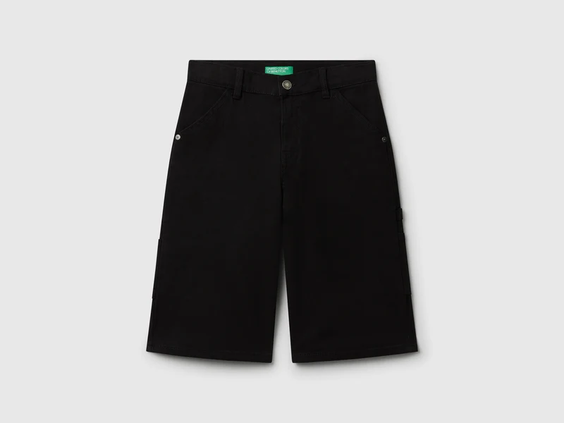 Jeans cargo al ginocchio