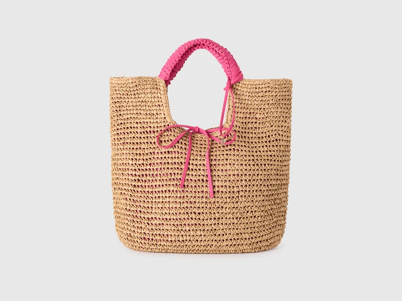 Borsa a mano in paglia
