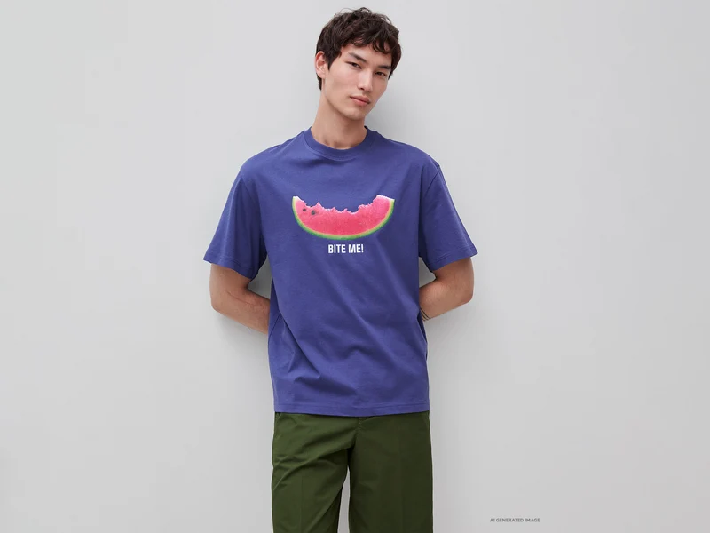 T-shirt relaxed fit con stampa
