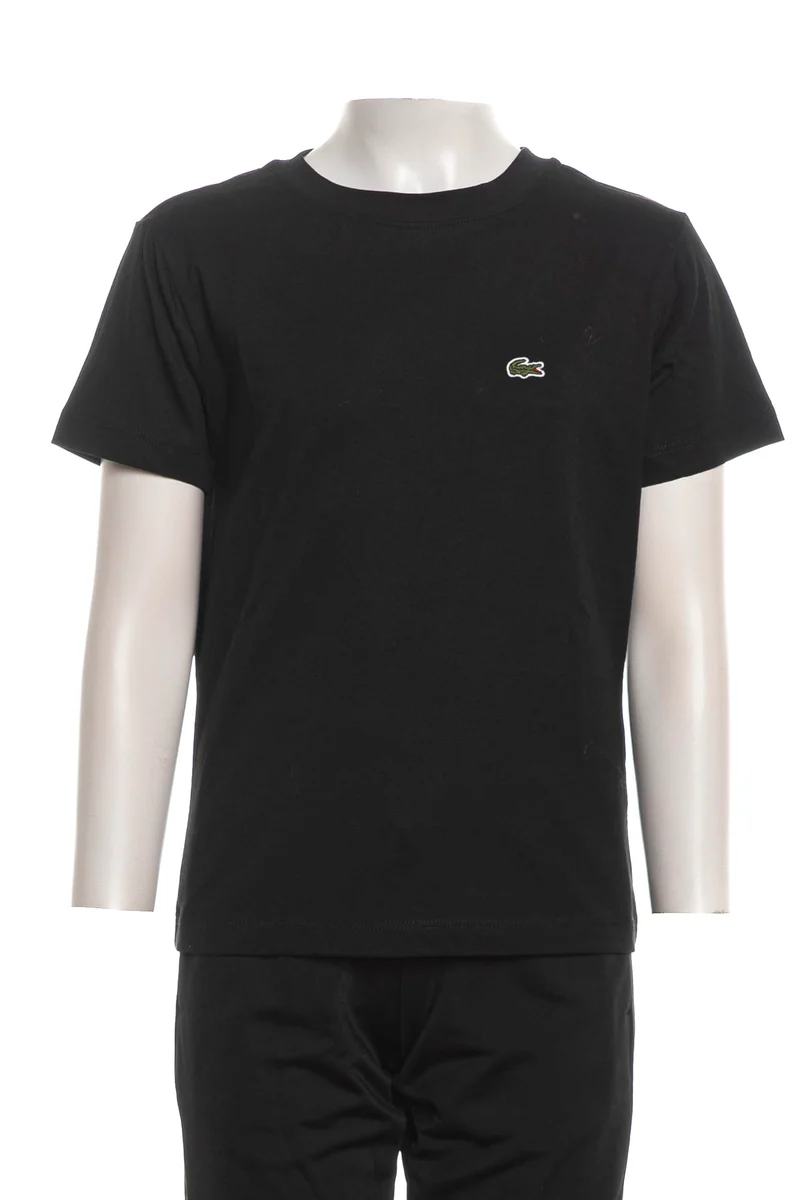 T-Shirt Lacoste Jr 947025 Da Bambino Nera