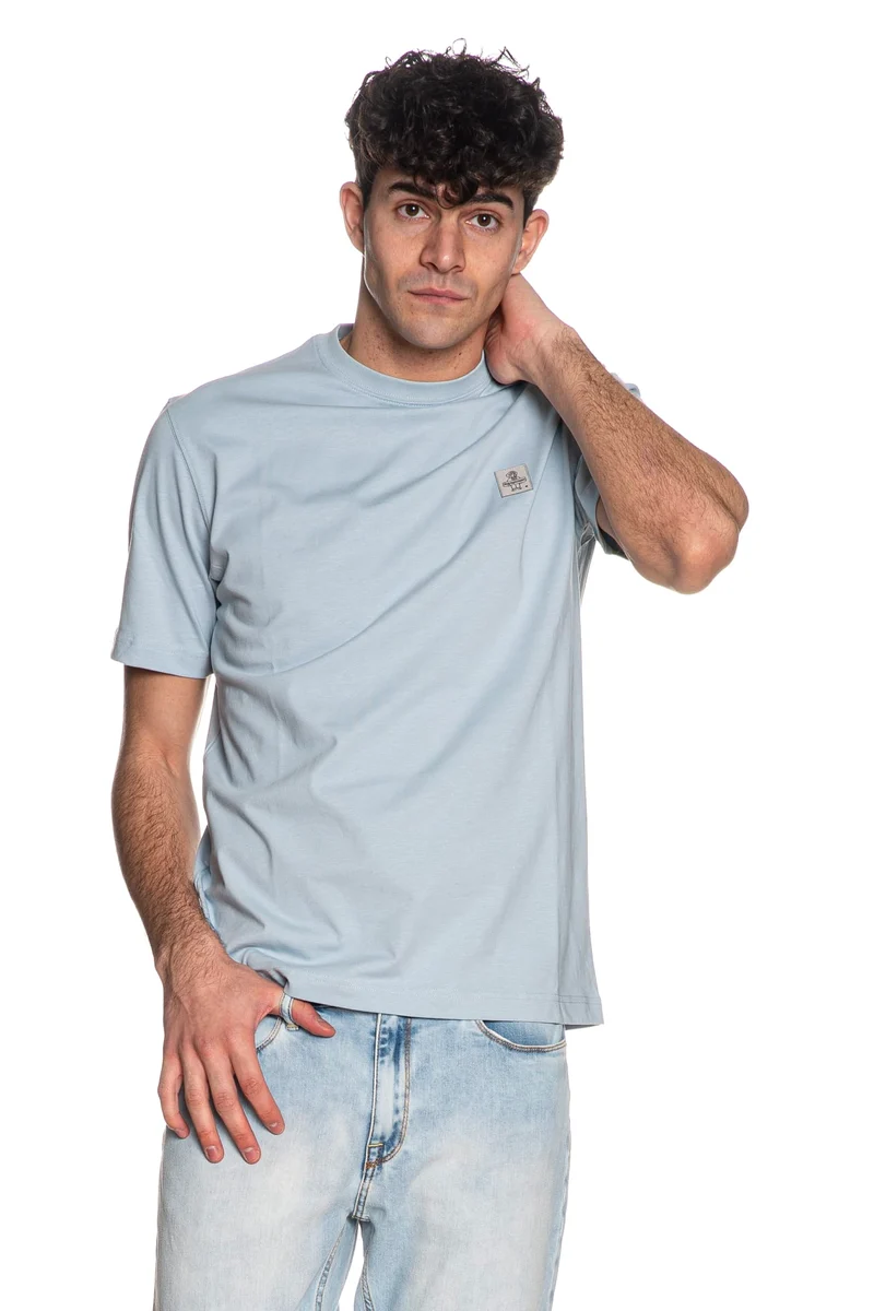 T-Shirt Refrigiwear Clash Da Uomo Cielo