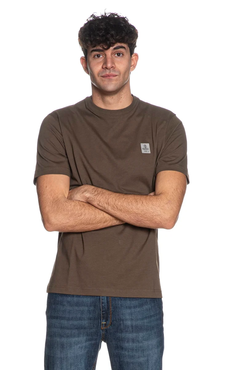 T-Shirt Refrigiwear Clash Da Uomo Cacao