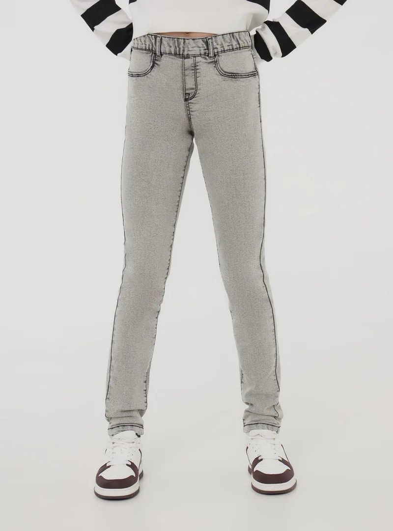 Jeggings tinta unita