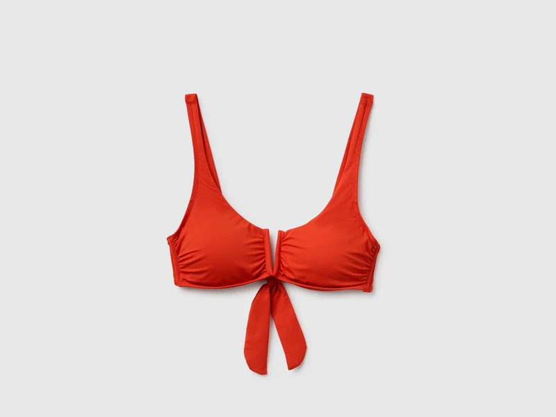 Brassiere mare con motivo a V