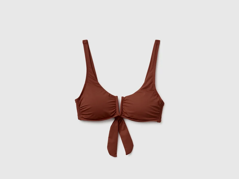 Brassiere mare con motivo a V