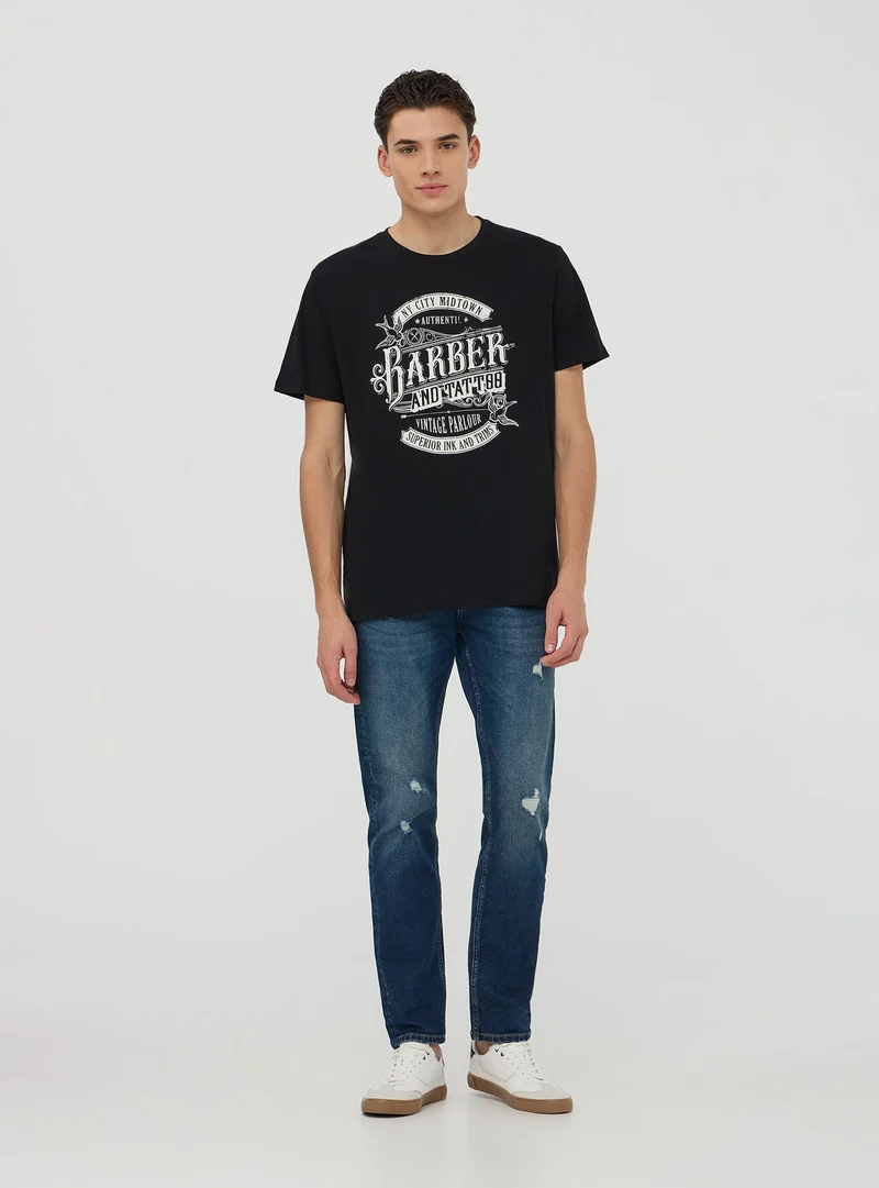 T-shirt stampa barber