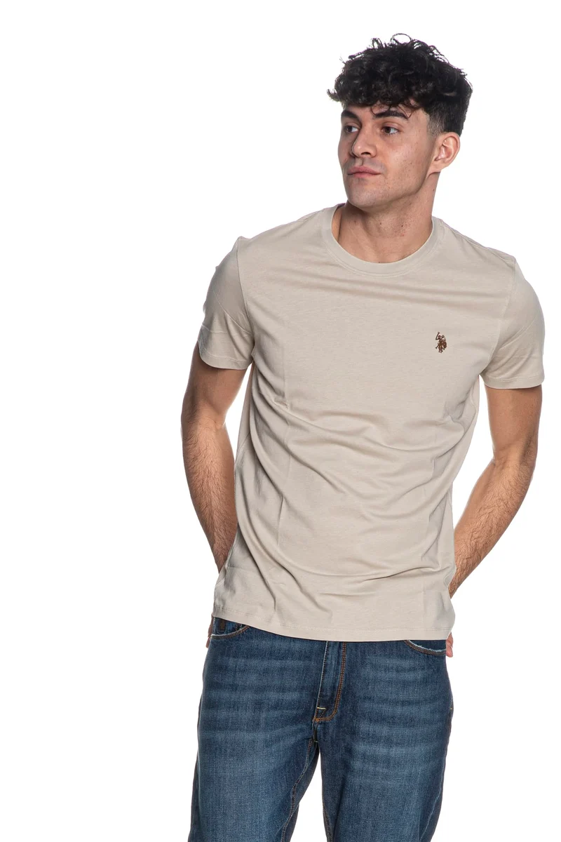 T Shirt U.S. Polo Assn Mick Basic Da Uomo Corda