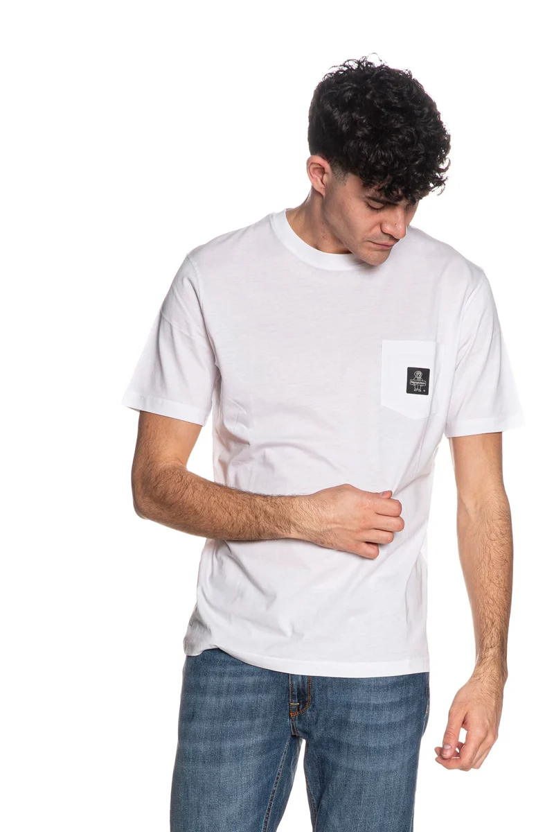 T Shirt Refrigiwear Pierce Da Uomo Bianca