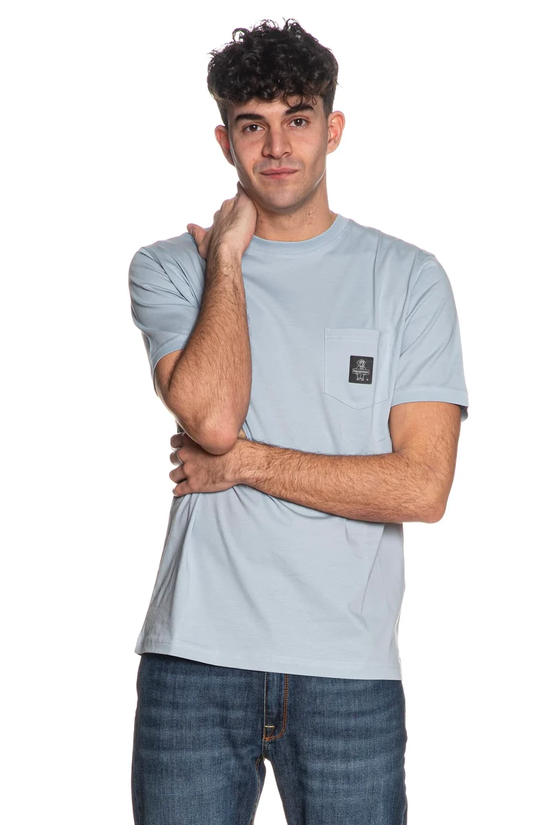 T Shirt Refrigiwear Pierce Da Uomo Cielo
