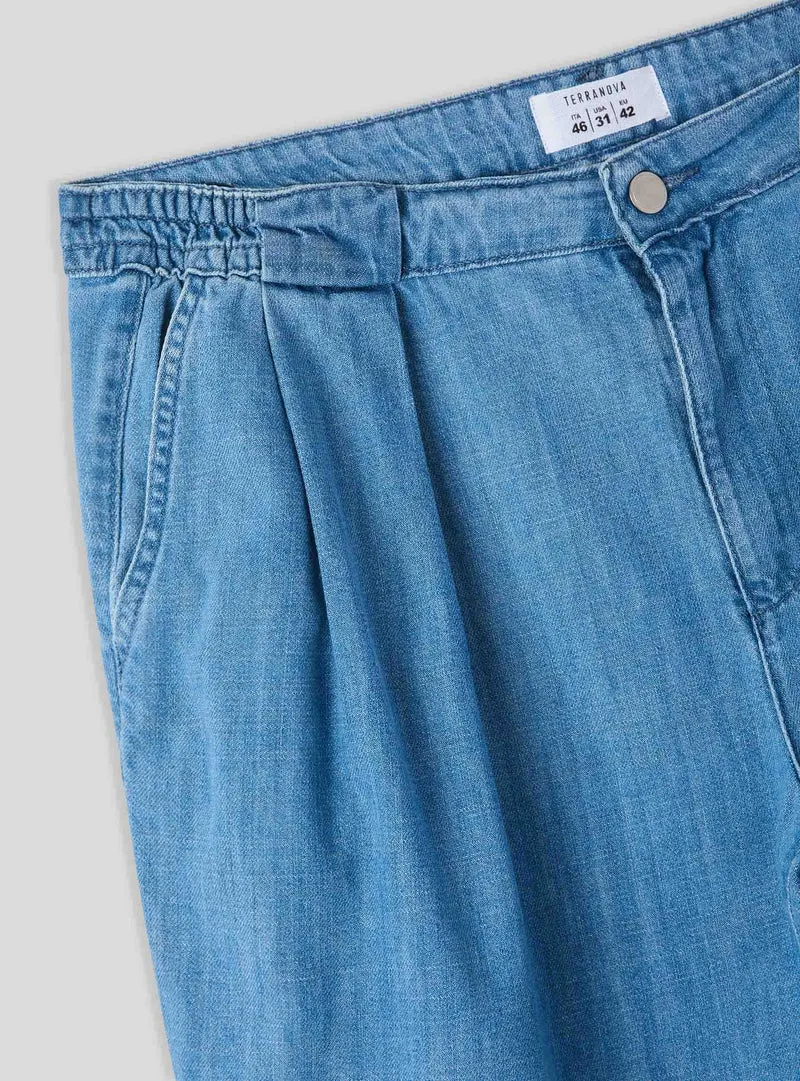 Shorts chino chambray