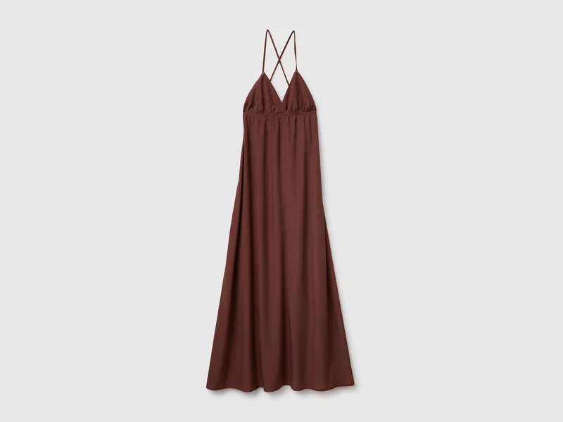 Vestito lungo con spalline